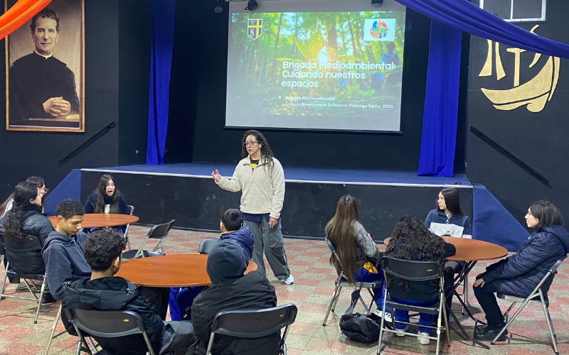 Delegados de enseñanza media conformaron la nueva Brigada Medioambiental del establecimiento