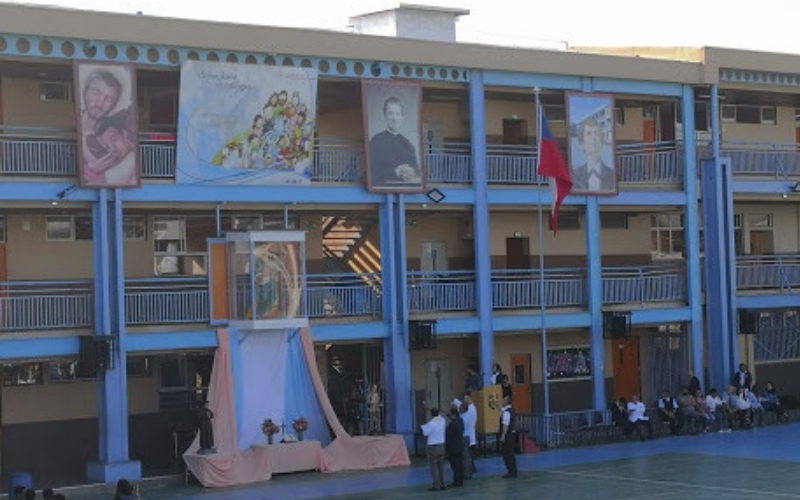 La Virgen del Patio ha llegado a Domingo Savio