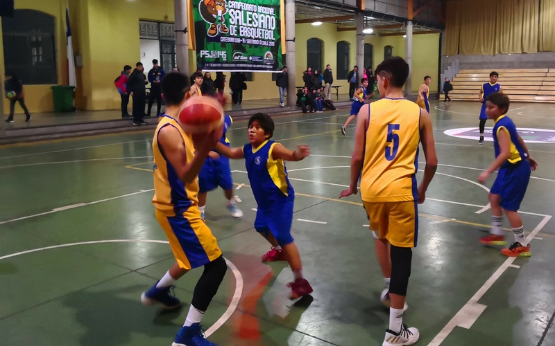 Colegio Participa del Nacional Salesiano de Basquetbol