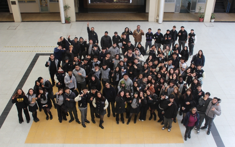 Estudiantes de IV°Medio protagonizaron una provechosa visita vocacional en la Universidad Católica Silva Henríquez