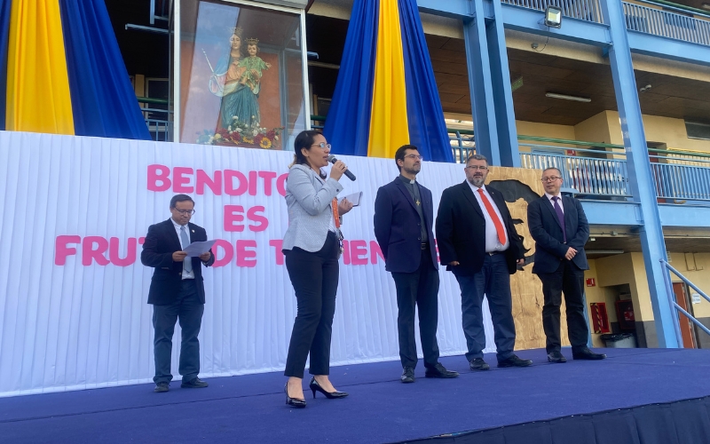Equipo Inspectorial de Pastoral Juvenil visita Colegio Domingo Savio