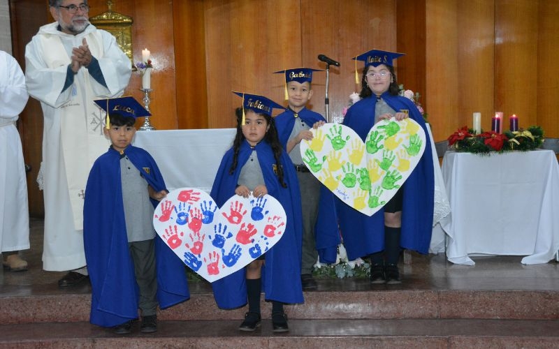 Liturgia de transici&oacute;n escolar K&iacute;nder 2025