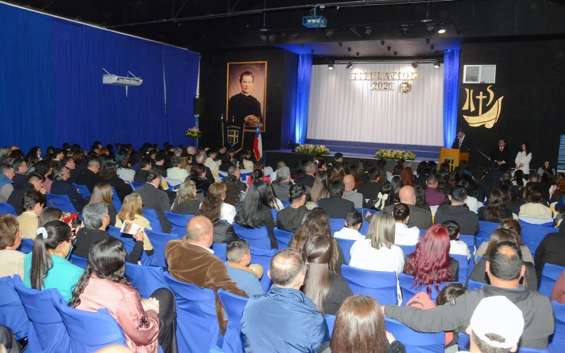 Colegio Bicentenario Salesiano Domingo Savio celebró la Titulación 2026 de sus especialidades técnico-profesionales